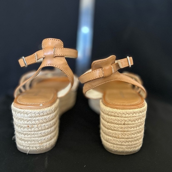 Marc Fisher Jansen Espadrille Wedge Sandal SZ 7.5 - Picture 5 of 6